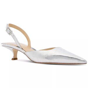 MICHAEL Michael Kors Luna Slingback Kitten-Heel Pumps Shoes